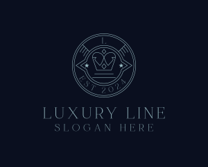 Luxury Crown Company logo design