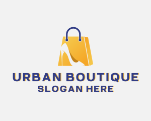 Stilettos Shopping Bag logo design