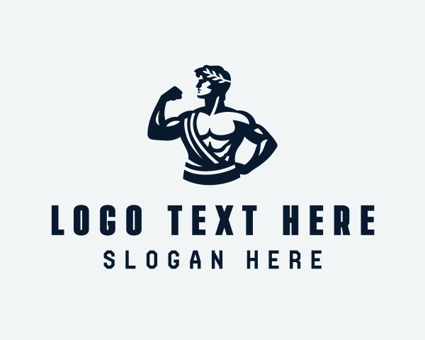 Weightlifting logo example 3