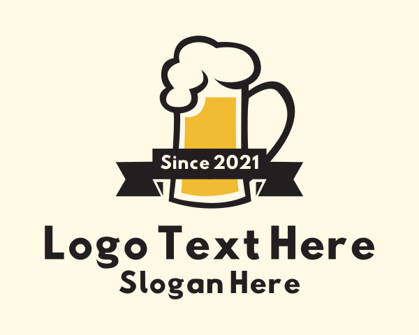 Draught Beer logo example 1