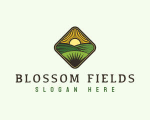 Farm Field Harvest logo design