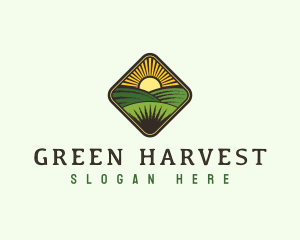 Farm Field Harvest logo design