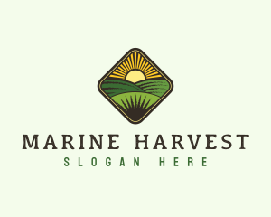 Farm Field Harvest logo design