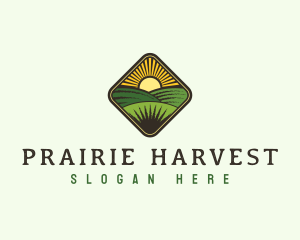 Farm Field Harvest logo design