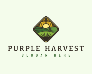 Farm Field Harvest logo design