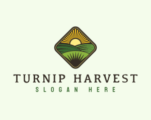 Farm Field Harvest logo design