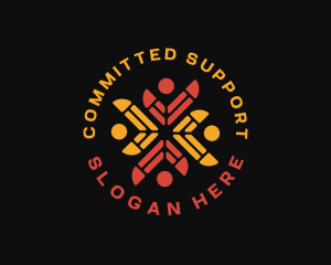 People Support Community logo design