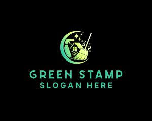 Home Sanitation Cleaning logo design