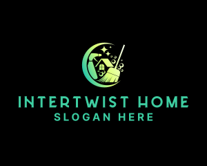 Home Sanitation Cleaning logo design