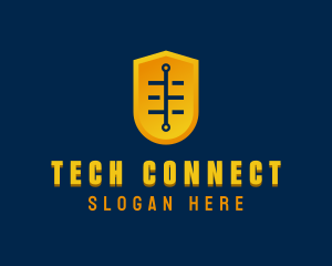 Tech Shield App logo design