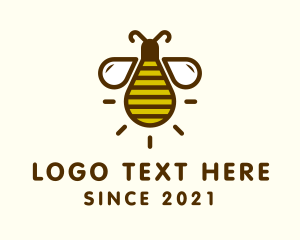 Honeybee Light Bulb  logo
