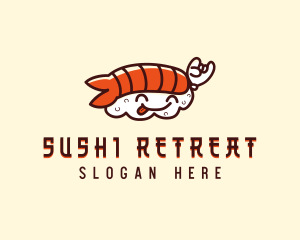 Cute Asian Sushi logo design