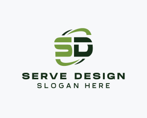 Agency Letter SD Monogram logo design