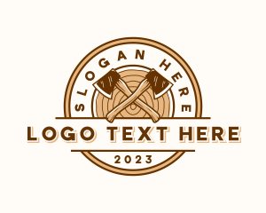 Axe Log Carpentry logo