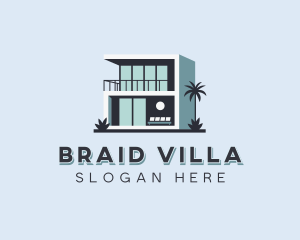 Villa Interior Designer logo design