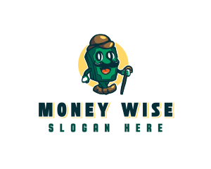 Money Dollar Mascot logo design