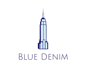 Blue Empire State logo design