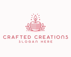 Scented Candle Decor logo design