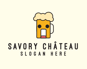 Silly Beer Mug logo design