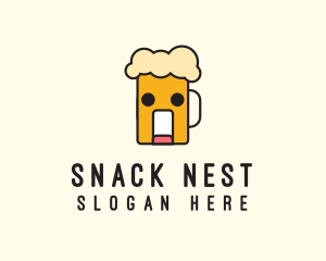 Silly Beer Mug logo design