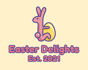 Easter Rabbit Egg  logo