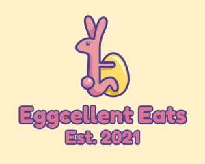 Easter Rabbit Egg  logo