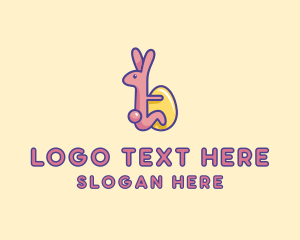 Easter Rabbit Egg  logo