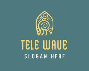 Surf Board Beach Wave logo design