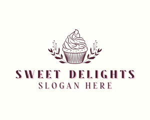 Cupcake Pastry Dessert logo design