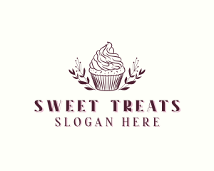 Cupcake Pastry Dessert logo