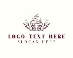 Cupcake Pastry Dessert logo