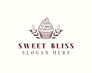 Cupcake Pastry Dessert logo design