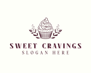 Cupcake Pastry Dessert logo design