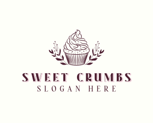 Cupcake Pastry Dessert logo design