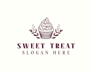 Cupcake Pastry Dessert logo design