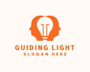 Light Bulb Head logo design