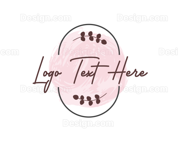 Feminine Stylish Watercolor Logo