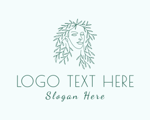 Organic Beauty Woman logo