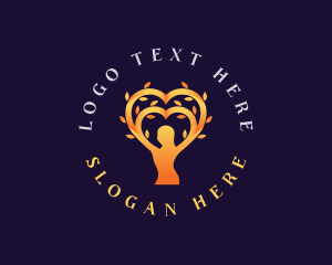 Woman Heart Tree logo