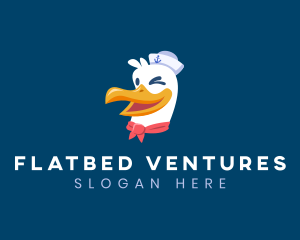 Sailor Nautical Seagull logo design