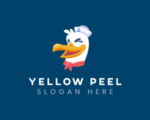 Sailor Nautical Seagull logo design