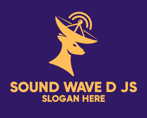 Yellow Deer Signal logo design