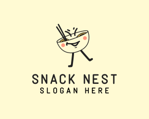 Asian Ramen Noodles logo design