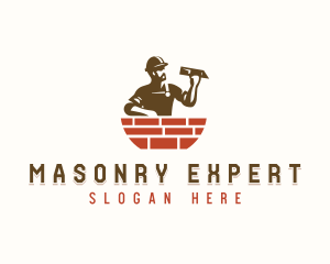 Mason Home Improvement Contractor logo design