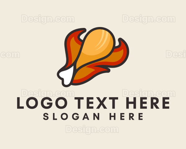 Fried Chicken Eatery Logo