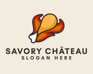 Fried Chicken Eatery  logo design