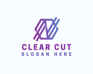 Startup Business Hexagon Letter N logo design