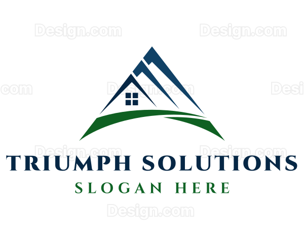 Residential House Structure Logo