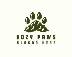 Paw Mountain Adventure logo design