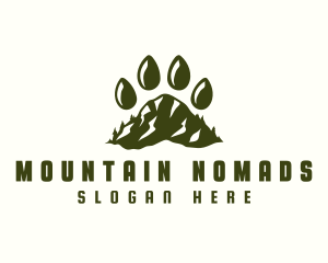 Paw Mountain Adventure logo design